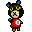 Grizzly, a gruff dark brown bear