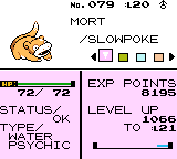 Mort the Slowpoke in a gorgeous gold